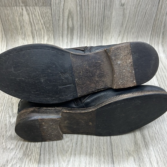 LA BOTTEGA DI LISA Blk & Brn Ankle Boots - Picture 9 of 11